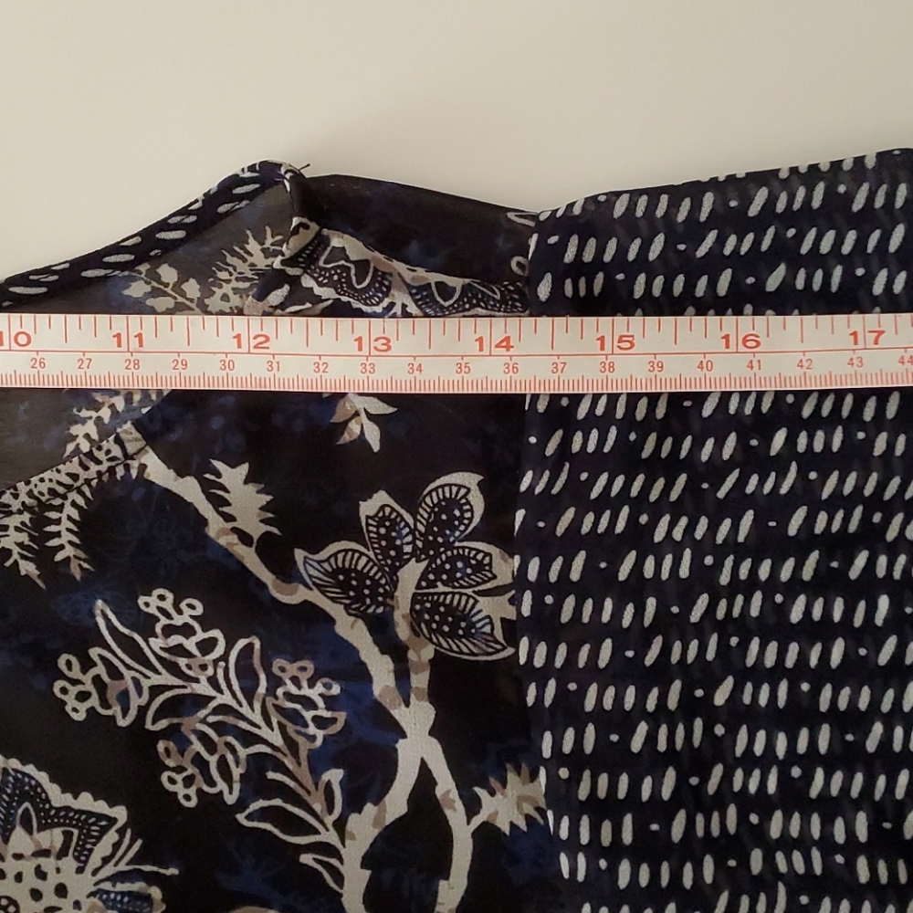 Cabi Sheer Hybrid Blouse - Picture 12 of 13